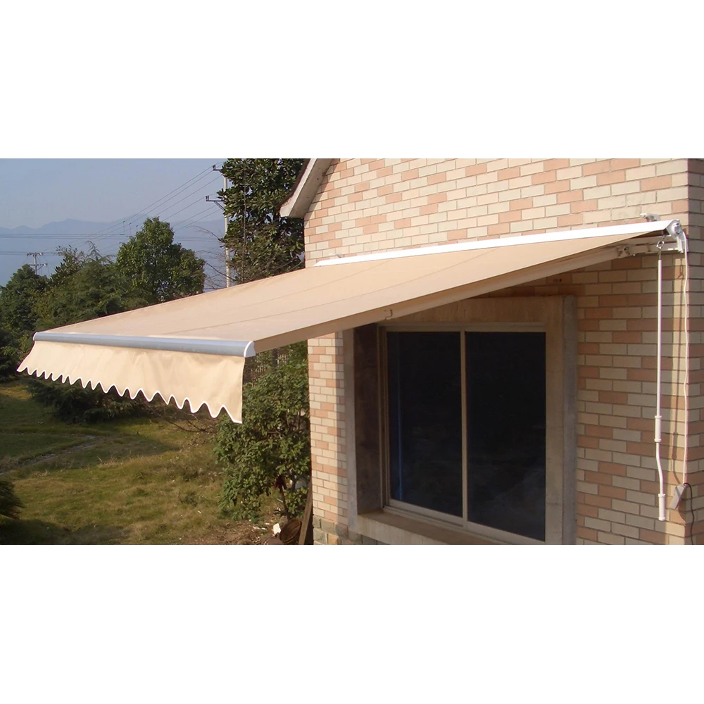 Outdoor retractable canopy awning folding thickening aluminum alloy curved arm awning
Outdoor retractable canopy awning folding thickening aluminum alloy curved arm awning