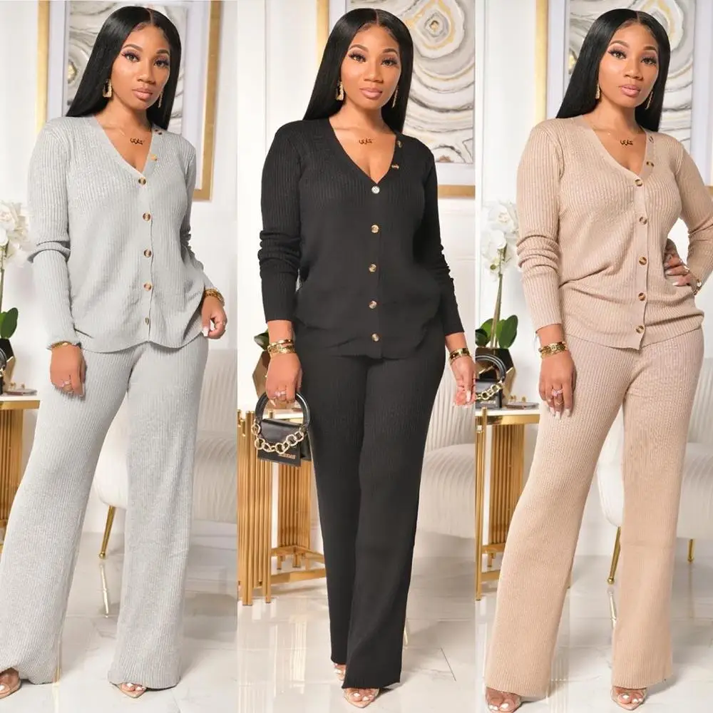 XM-20112610 2 piece solid color set women clothing casual fashion knitting two piece long sleeve set for women
XM-20112610 2 piece solid color set women clothing casual fashion knitting two piece long sleeve set for women