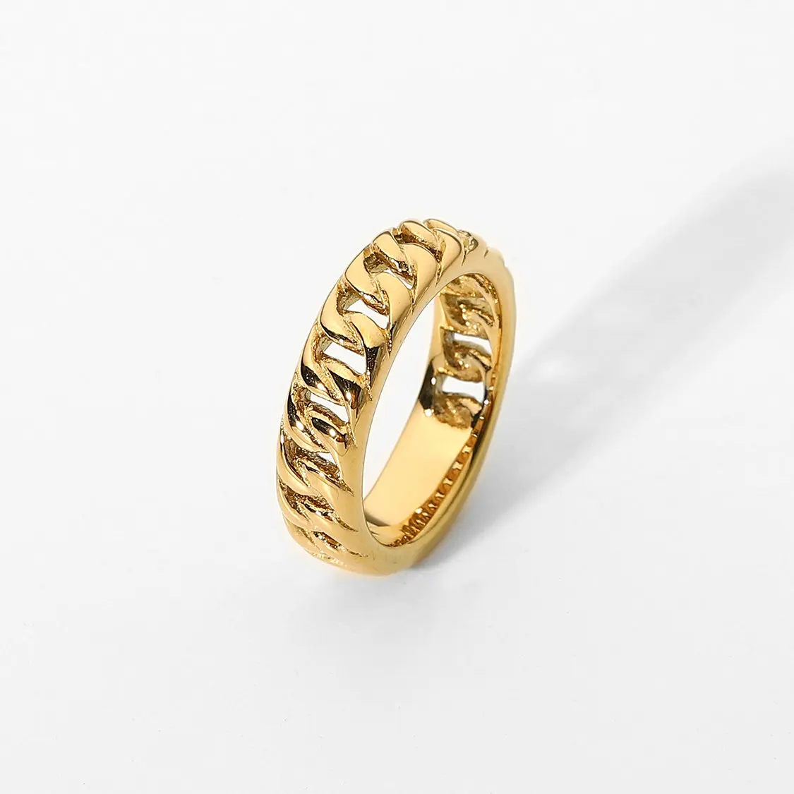 INS Stainless Steel Punk Style Miami Cuban Chain Rings Jewelry Gifts For Women Girls Fashion Geometric Ring
INS Stainless Steel Punk Style Miami Cuban Chain Rings Jewelry Gifts For Women Girls Fashion Geometric Ring