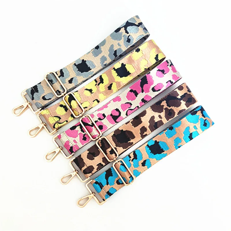 New bag shoulder belt leopard print replaceable messenger belt canvas thickened canvas belt bucket bag webbing accessories, Customizable
New bag shoulder belt leopard print replaceable messenger belt canvas thickened canvas belt bucket bag webbing accessories, Customizable