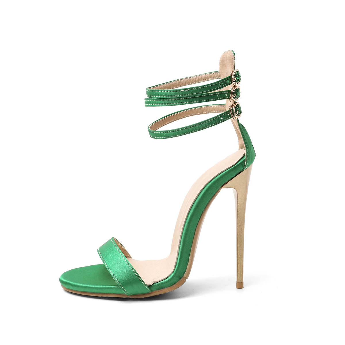 Summer New Women's High Heel Sandals Simple Buckle Strap Thin Heel Shoes, Black,red,green
Summer New Women's High Heel Sandals Simple Buckle Strap Thin Heel Shoes, Black,red,green