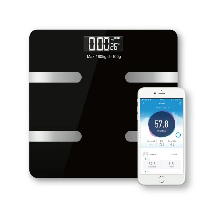 

Hot Digital body fat analyser bathroom scale / weight scale fashion, Oem color