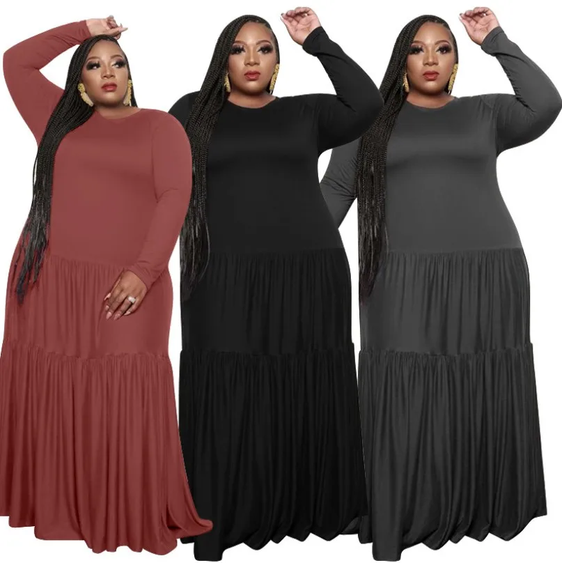 GX21051 Fashion soild color patchwork loose long maxi dress fat ladies plus size women clothing dresses, Picture
GX21051 Fashion soild color patchwork loose long maxi dress fat ladies plus size women clothing dresses, Picture