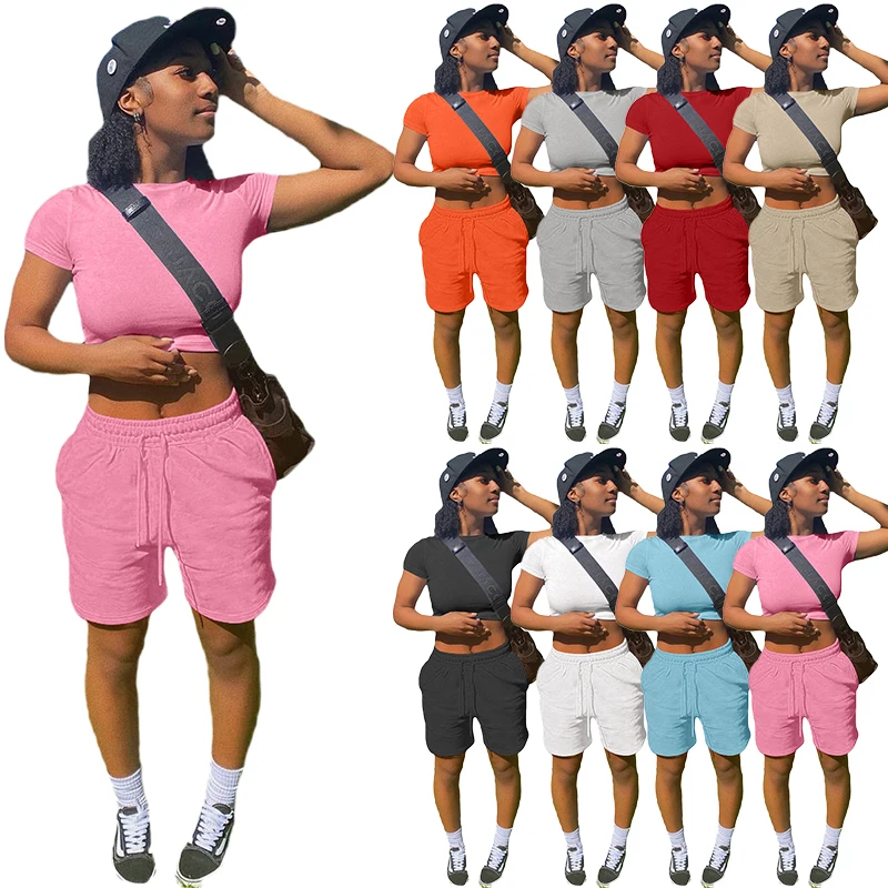 Hot Sell Crop Cop Soild Color Women Tracksuit Sweatsuit set ladies two piece short sets two piece set women summer clothing, Picture
Hot Sell Crop Cop Soild Color Women Tracksuit Sweatsuit set ladies two piece short sets two piece set women summer clothing, Picture