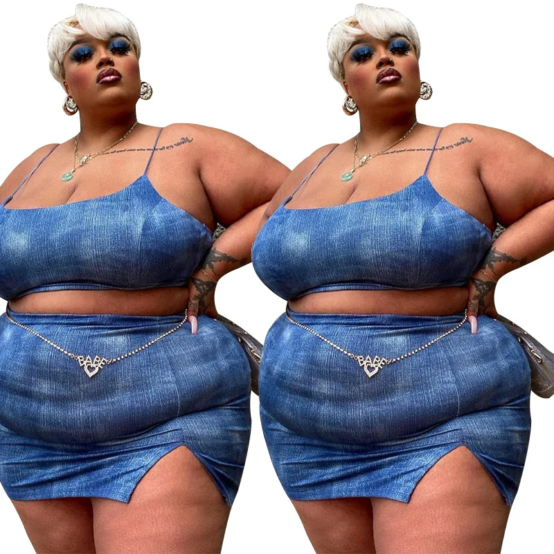 Hot Women Clothing Pluse Size Ladies Split Sexy Two Piece Short Set Spaghetti Strap Dress
Hot Women Clothing Pluse Size Ladies Split Sexy Two Piece Short Set Spaghetti Strap Dress