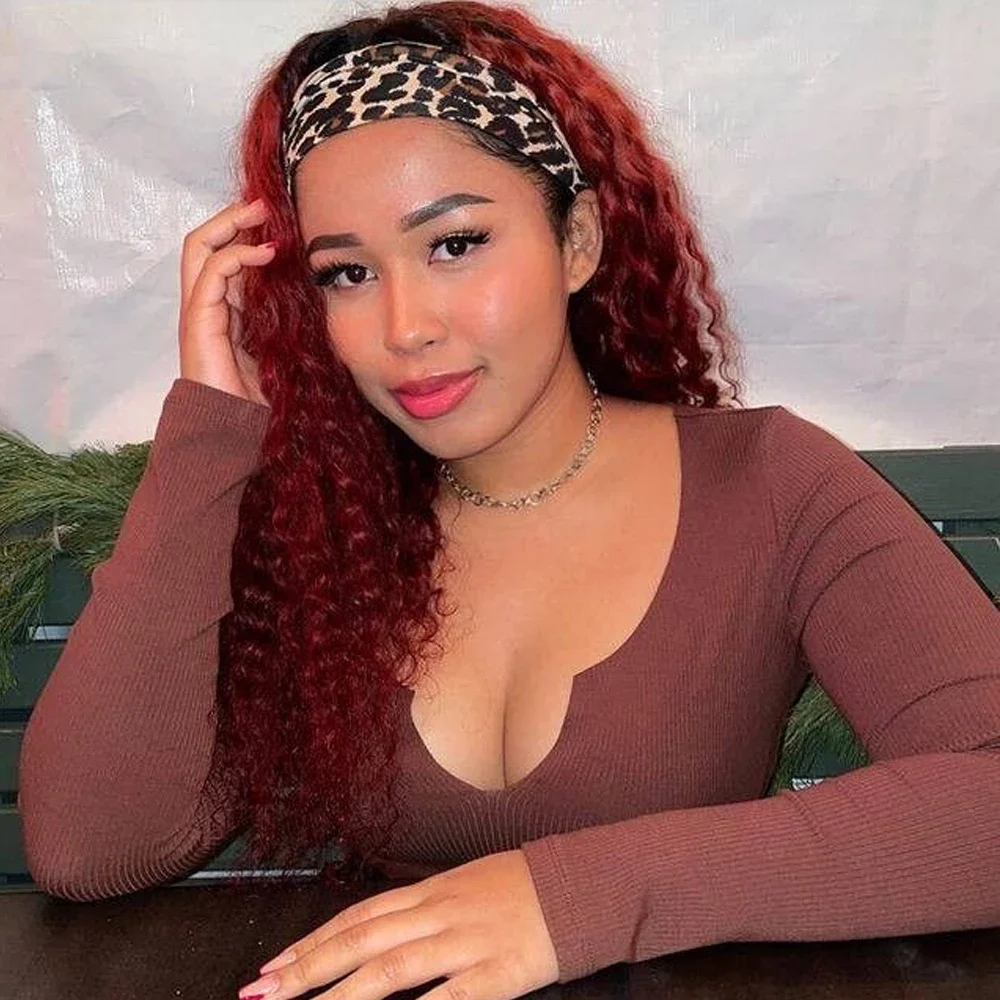 Brazillian Curly Burgundy Ombre Blonde Salt N Pepper Grade 12A Wavy Headband Wig For Black Women
Brazillian Curly Burgundy Ombre Blonde Salt N Pepper Grade 12A Wavy Headband Wig For Black Women