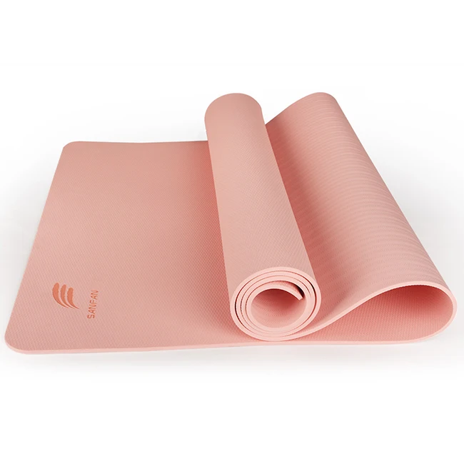 

New Products Design Double Side Anti Skid Eco Friendly TPE Yoga Mat, Various colours are available