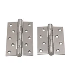 S20 4x3x3 SS 4 Ball Bearing Flat Door Hinge Conceal for Heavy Duty Door