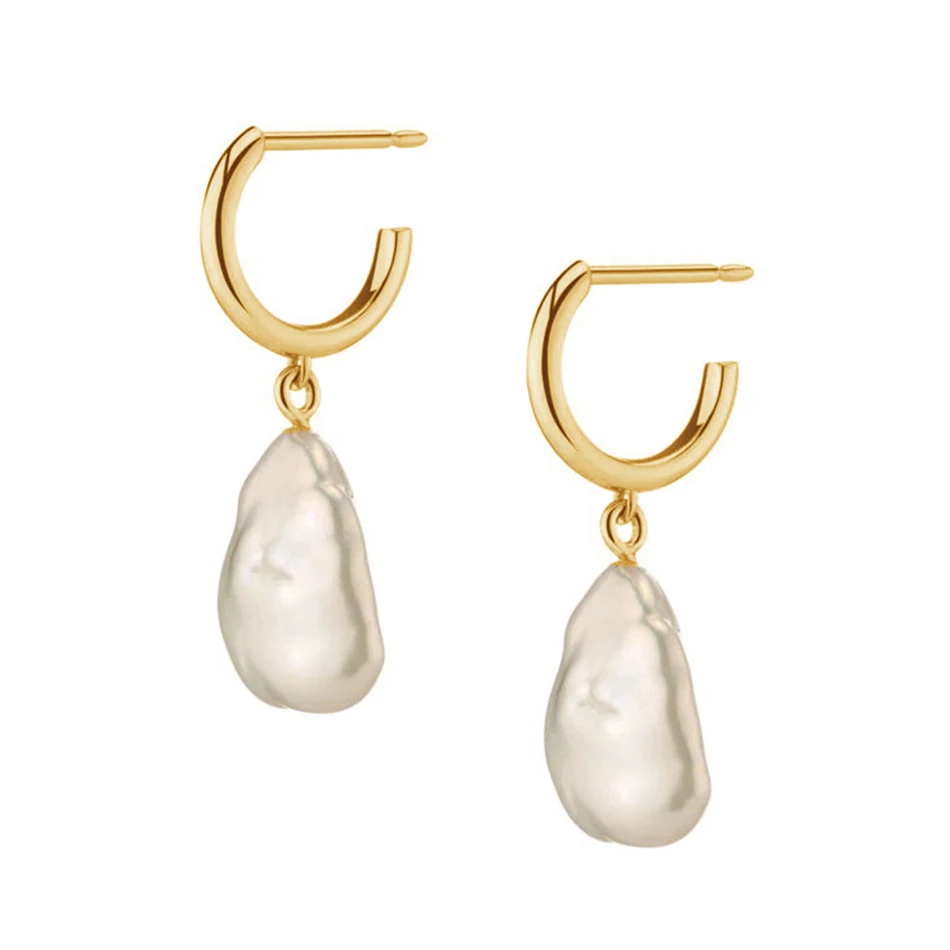 wholesale classic 925 sterling silver jewelry 18k gold plated drop pearl hoop earrings for women
wholesale classic 925 sterling silver jewelry 18k gold plated drop pearl hoop earrings for women