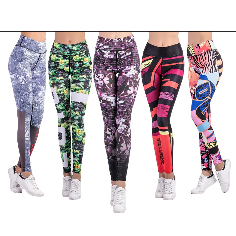 OEM Women Custom printed yoga leggings compression running tight pants leggings, Multi
OEM Women Custom printed yoga leggings compression running tight pants leggings, Multi