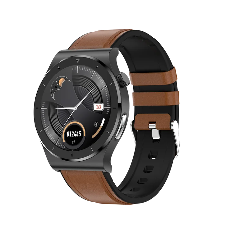 2021 New Arrivals OEM E20 Leather Round Screen BP Watches Men Wrist Smartwatch Blood Pressure Heart Rate Business Smart Watch, Black, brown
2021 New Arrivals OEM E20 Leather Round Screen BP Watches Men Wrist Smartwatch Blood Pressure Heart Rate Business Smart Watch, Black, brown