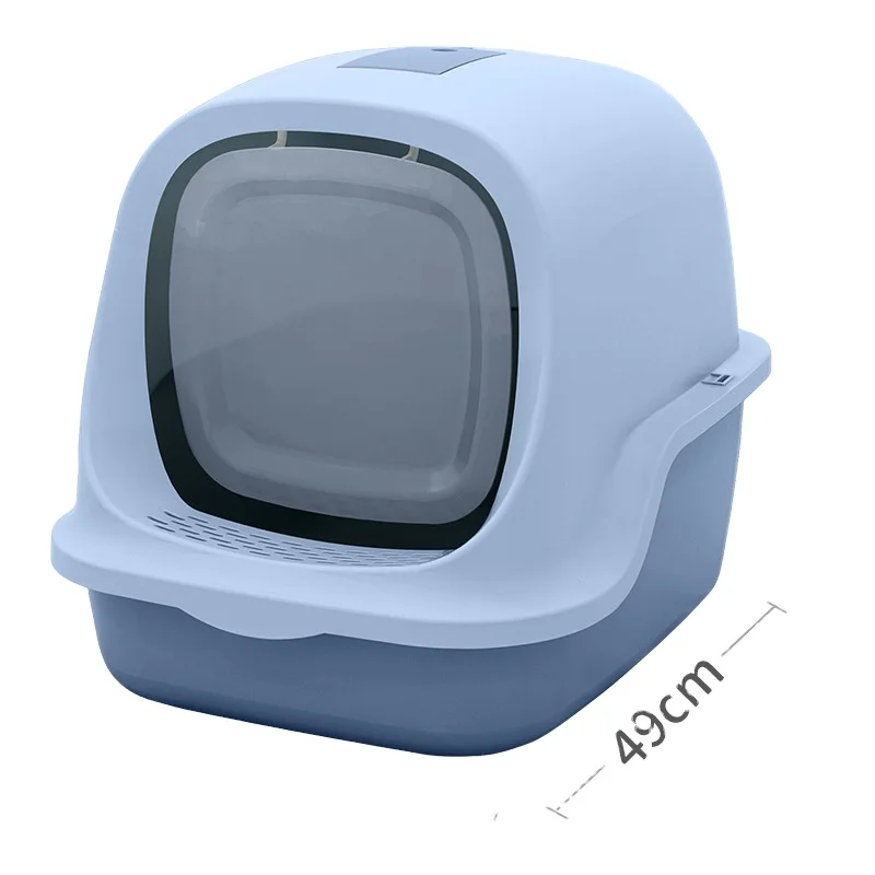 Factory Direct Sale Wholesale Luxury large space closed handle cleaning Cat toilet Cat letter box sandbox
Factory Direct Sale Wholesale Luxury large space closed handle cleaning Cat toilet Cat letter box sandbox