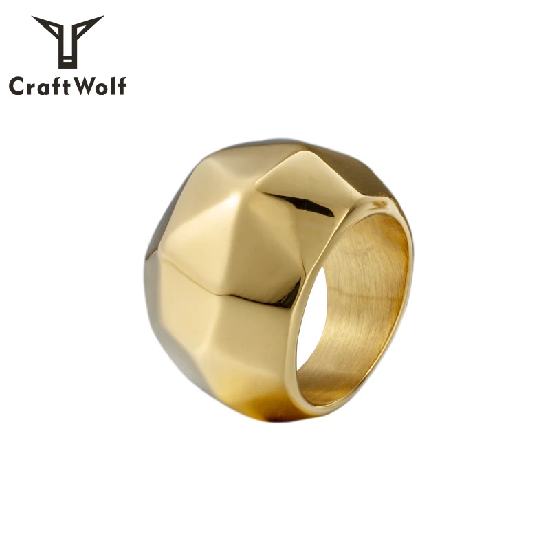 Craft Wolf Rings Jewelry Women Polygonal Triangle Big Ring for Mens, Steel,gold,black
Craft Wolf Rings Jewelry Women Polygonal Triangle Big Ring for Mens, Steel,gold,black