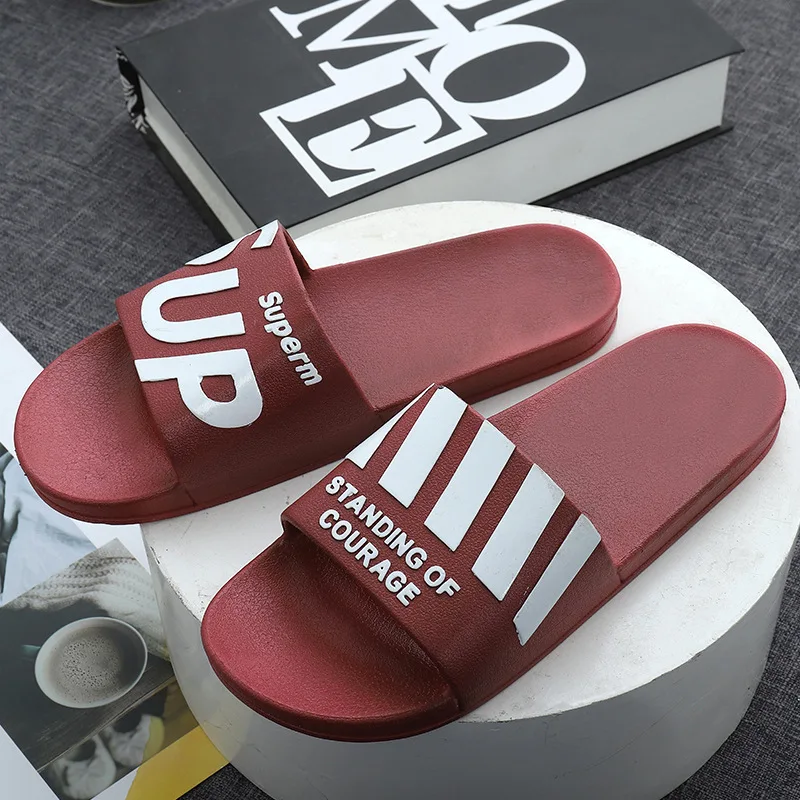 Fashion design soft summer slides shoes cool logo custom open sandals for lady, Red/yellow/blue/purple
Fashion design soft summer slides shoes cool logo custom open sandals for lady, Red/yellow/blue/purple