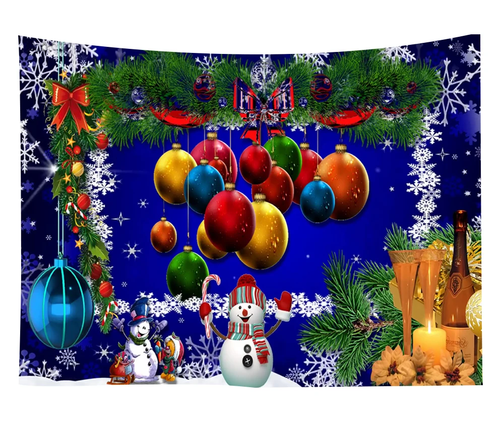 Wholesale Popular Wall Art Happy Christmas Tree Pattern Wall Decorative Tapestry Digital Printing Blanket, Customized color
Wholesale Popular Wall Art Happy Christmas Tree Pattern Wall Decorative Tapestry Digital Printing Blanket, Customized color