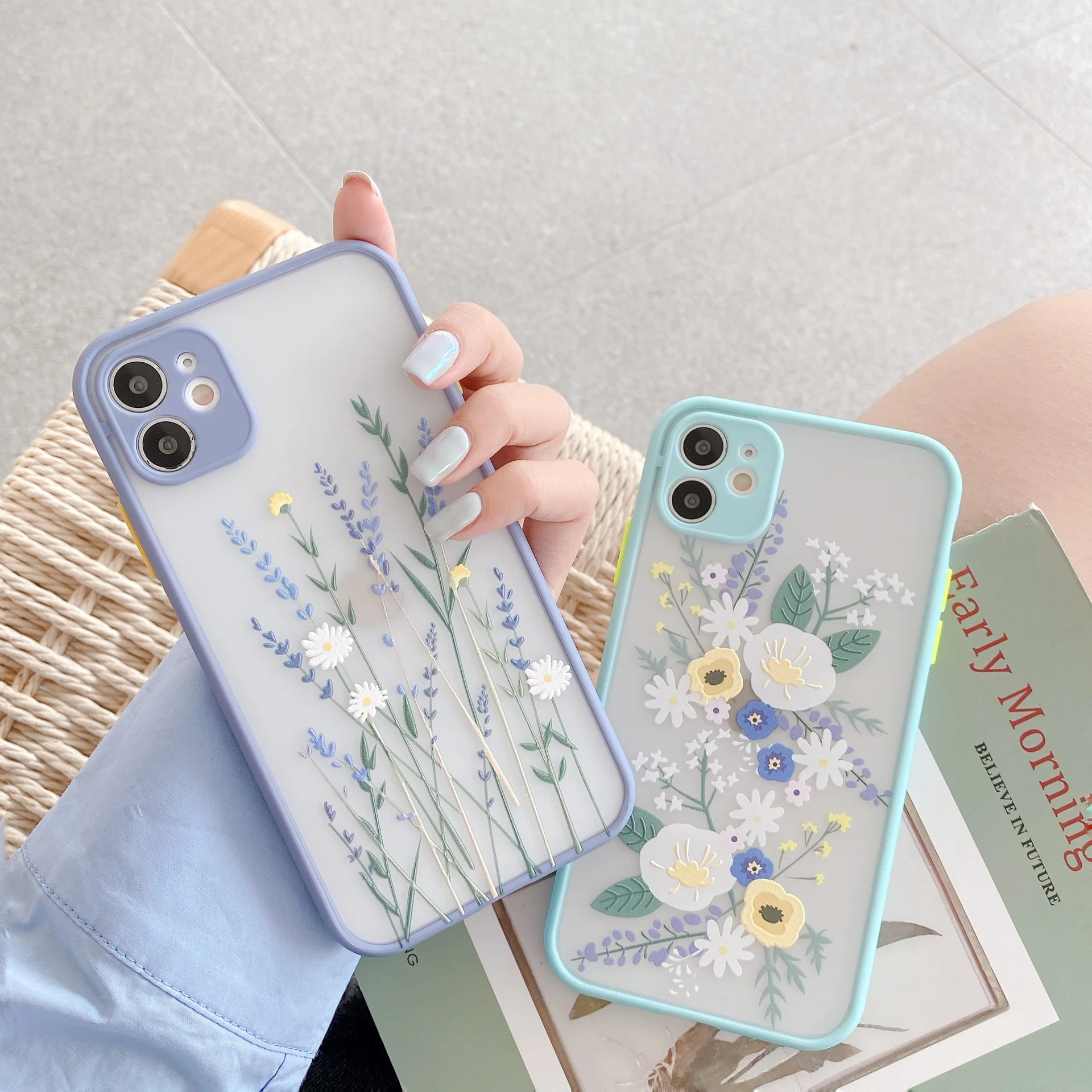 Custom Design 3D Touch Feel Flower Phone Case Soft Matte Coque For iPhone 11 12 Pro max SE 2020 XSMAX XR XS 7 8 Plus XR Coque
Custom Design 3D Touch Feel Flower Phone Case Soft Matte Coque For iPhone 11 12 Pro max SE 2020 XSMAX XR XS 7 8 Plus XR Coque