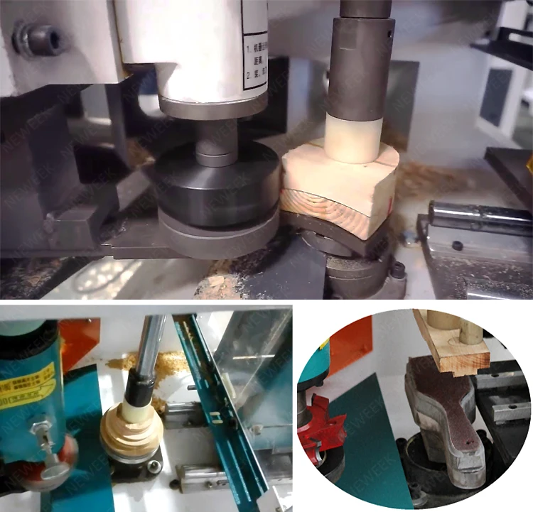 NEWEEK shovel shaping forming caps copy milling wooden spoon making machine