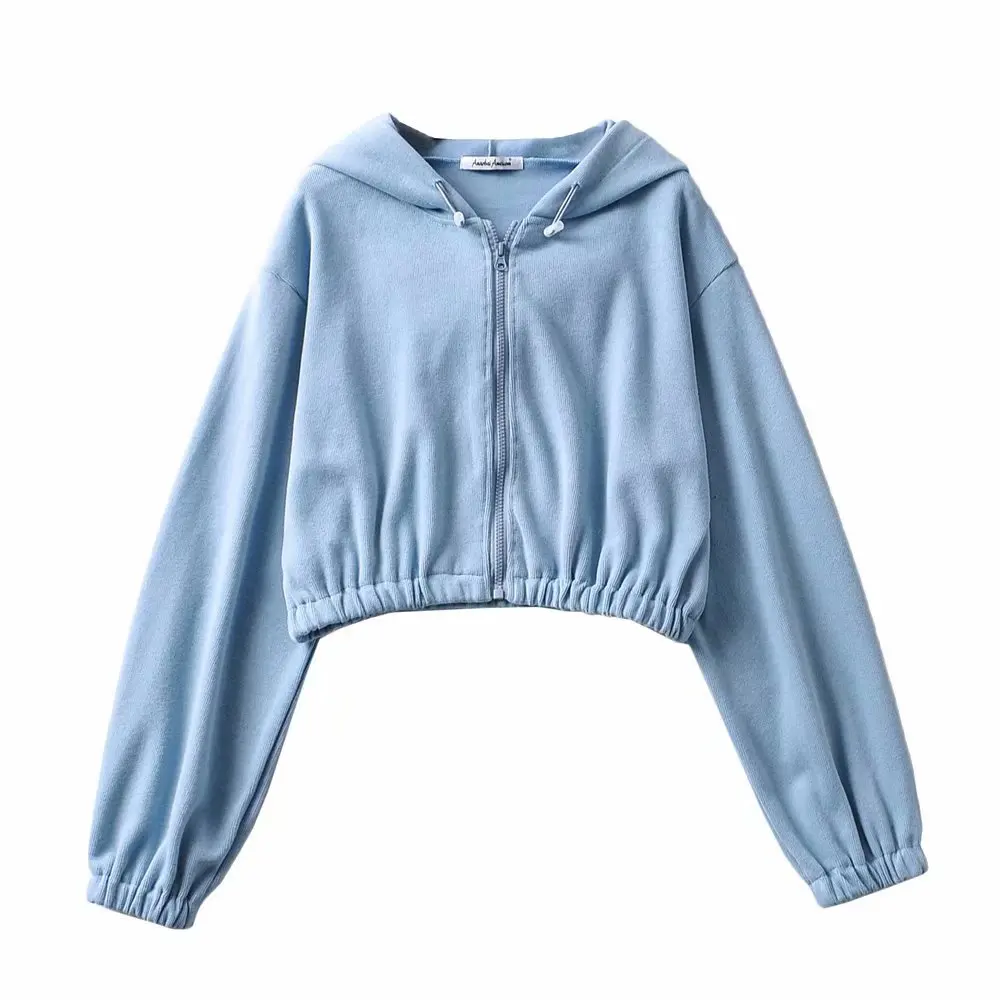 Short Style Hoodies Women Spring Autumn 2021 Long Sleeve Hooded Hoodie Zipper-up Casual Outerwear Loose Vintage Sweatshirts
Short Style Hoodies Women Spring Autumn 2021 Long Sleeve Hooded Hoodie Zipper-up Casual Outerwear Loose Vintage Sweatshirts