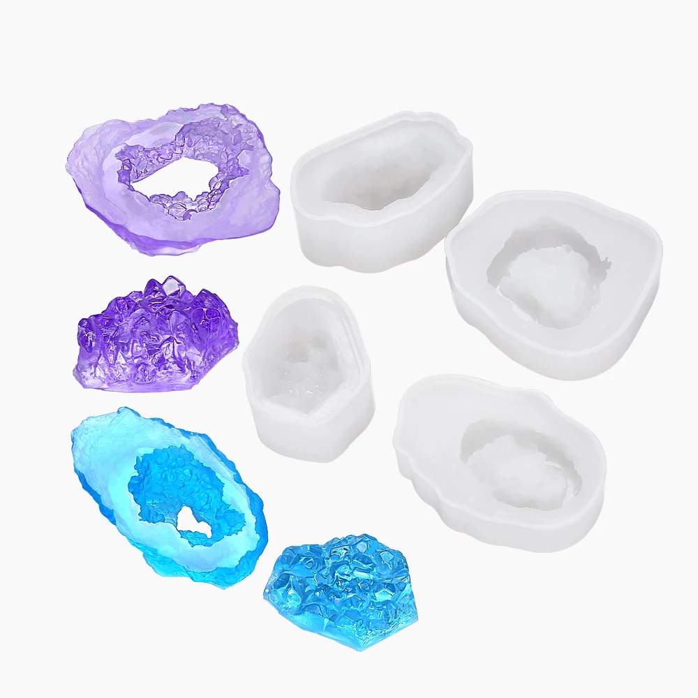 Epoxy Silicone Casting Molds for DIY Necklace Pendant Keychain Jewelry Crafts Decoration Making for Gem Crystal Diamond, White 
Epoxy Silicone Casting Molds for DIY Necklace Pendant Keychain Jewelry Crafts Decoration Making for Gem Crystal Diamond, White