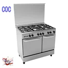 double oven full automatic welcome design energy saving gas stove 5 burners for sale in South America