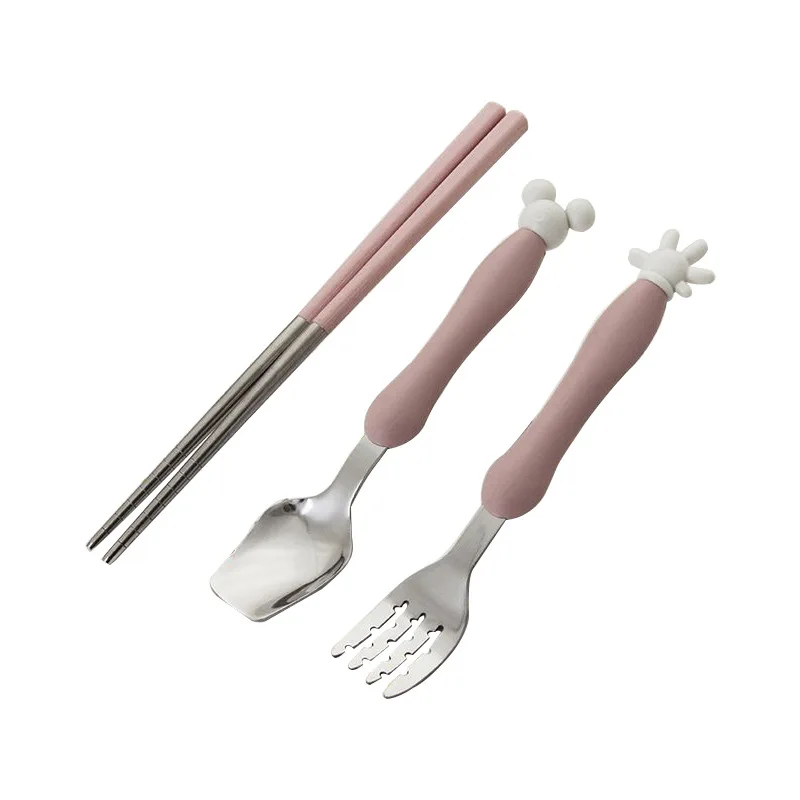 Stainless steel children's three-piece suit mealtable wareNordic style cute cartoon novel simple portable travel cutlery set
Stainless steel children's three-piece suit mealtable wareNordic style cute cartoon novel simple portable travel cutlery set