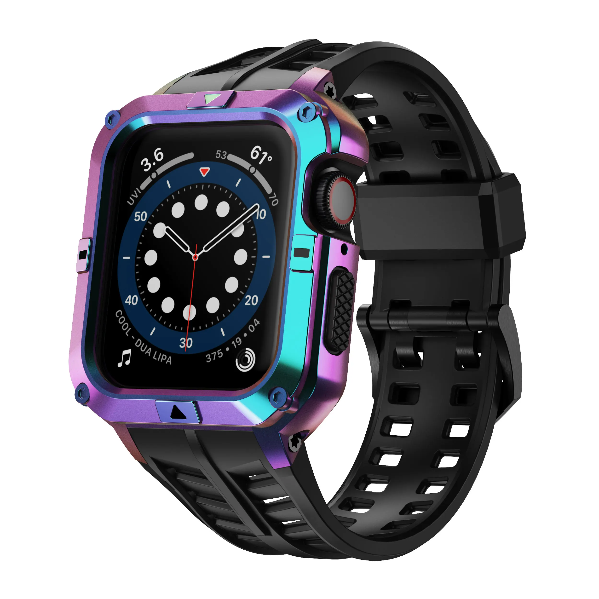 T-ENGINE Rubber Watch Band with Stainless Steel Watch Case Compatible with Apple Watch 44mm Series 6 5 4 SE TPU Band
T-ENGINE Rubber Watch Band with Stainless Steel Watch Case Compatible with Apple Watch 44mm Series 6 5 4 SE TPU Band