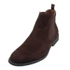 Italian stylish men boots ankle boots premium suede leather chelsea boots