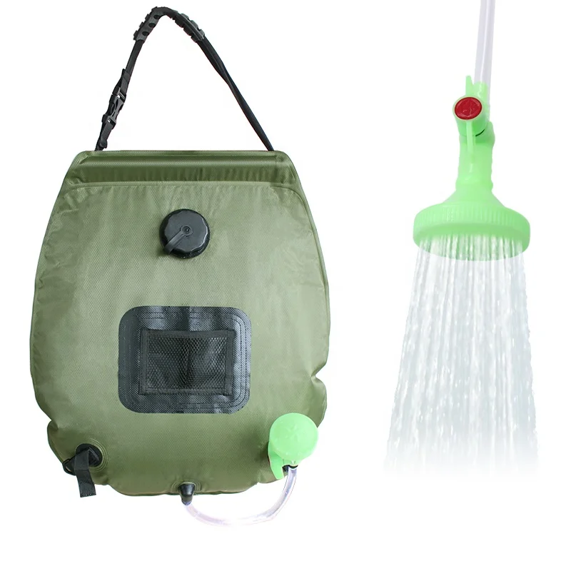 20L 5 Gallon PVC Pocket Foldable Travel Accesories Portable Camping Solar Shower Bag
20L 5 Gallon PVC Pocket Foldable Travel Accesories Portable Camping Solar Shower Bag