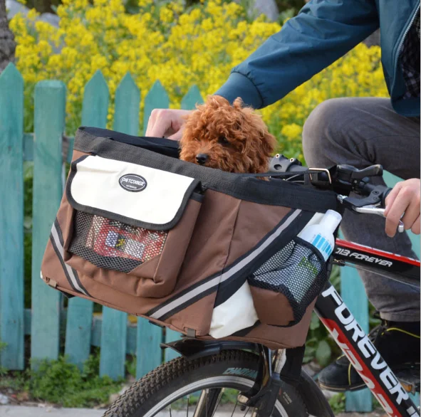 Hot Sale Travel Safety Belt Front Bicycle Carrier Pet Dog Bike Basket Bag, Black,blue,brown
Hot Sale Travel Safety Belt Front Bicycle Carrier Pet Dog Bike Basket Bag, Black,blue,brown