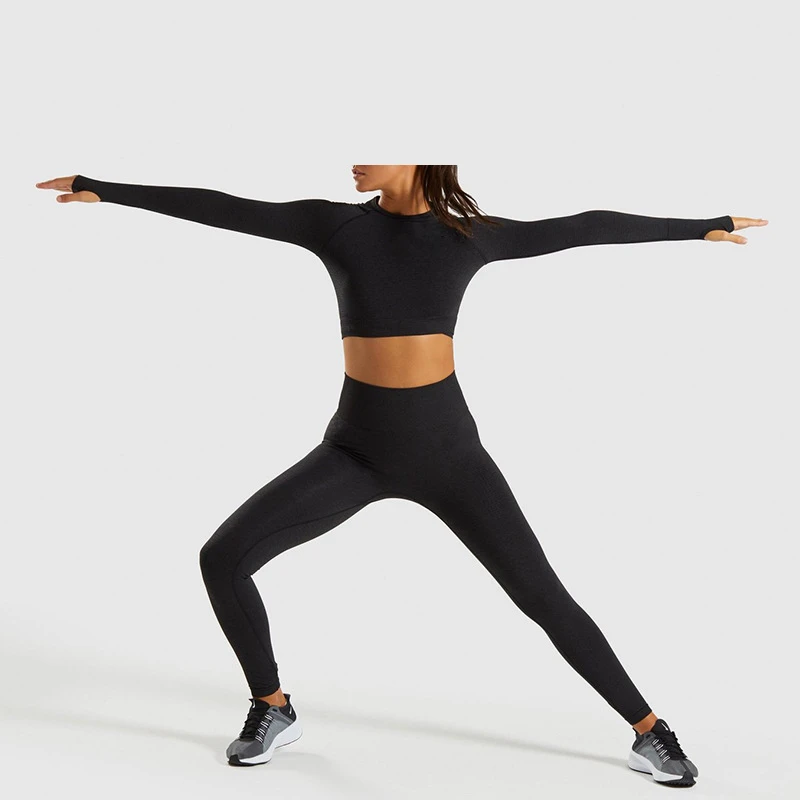 New Design Two Piece Set Short Sleeve High Waist Fitness Seamless Yoga Pants Set For Women Wholesale Joga Suit
New Design Two Piece Set Short Sleeve High Waist Fitness Seamless Yoga Pants Set For Women Wholesale Joga Suit