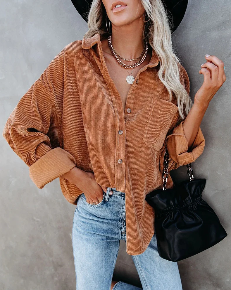 Stock Women autumn solid color shirt trench coat for ladies long-sleeved overcoat for women loose strip casual jackets for women 2021
Stock Women autumn solid color shirt trench coat for ladies long-sleeved overcoat for women loose strip casual jackets for women 2021