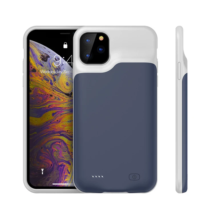 Silicone Smart Battery Case For Iphone 11 Pro Max 5500Mah Backup Wireless Power Bank Battery Phone Case
Silicone Smart Battery Case For Iphone 11 Pro Max 5500Mah Backup Wireless Power Bank Battery Phone Case