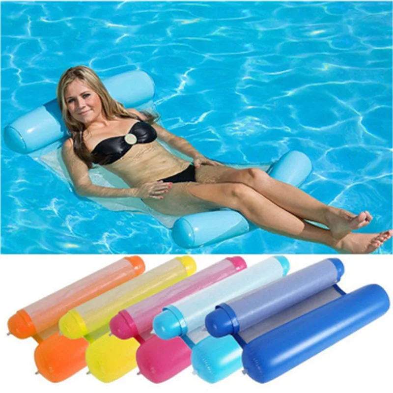 Summer Beach Folding Pool Deck Chair Hammock Water Sports Inflatable Floating Row Swimming Pool Air Bed For Kids Adults
Summer Beach Folding Pool Deck Chair Hammock Water Sports Inflatable Floating Row Swimming Pool Air Bed For Kids Adults