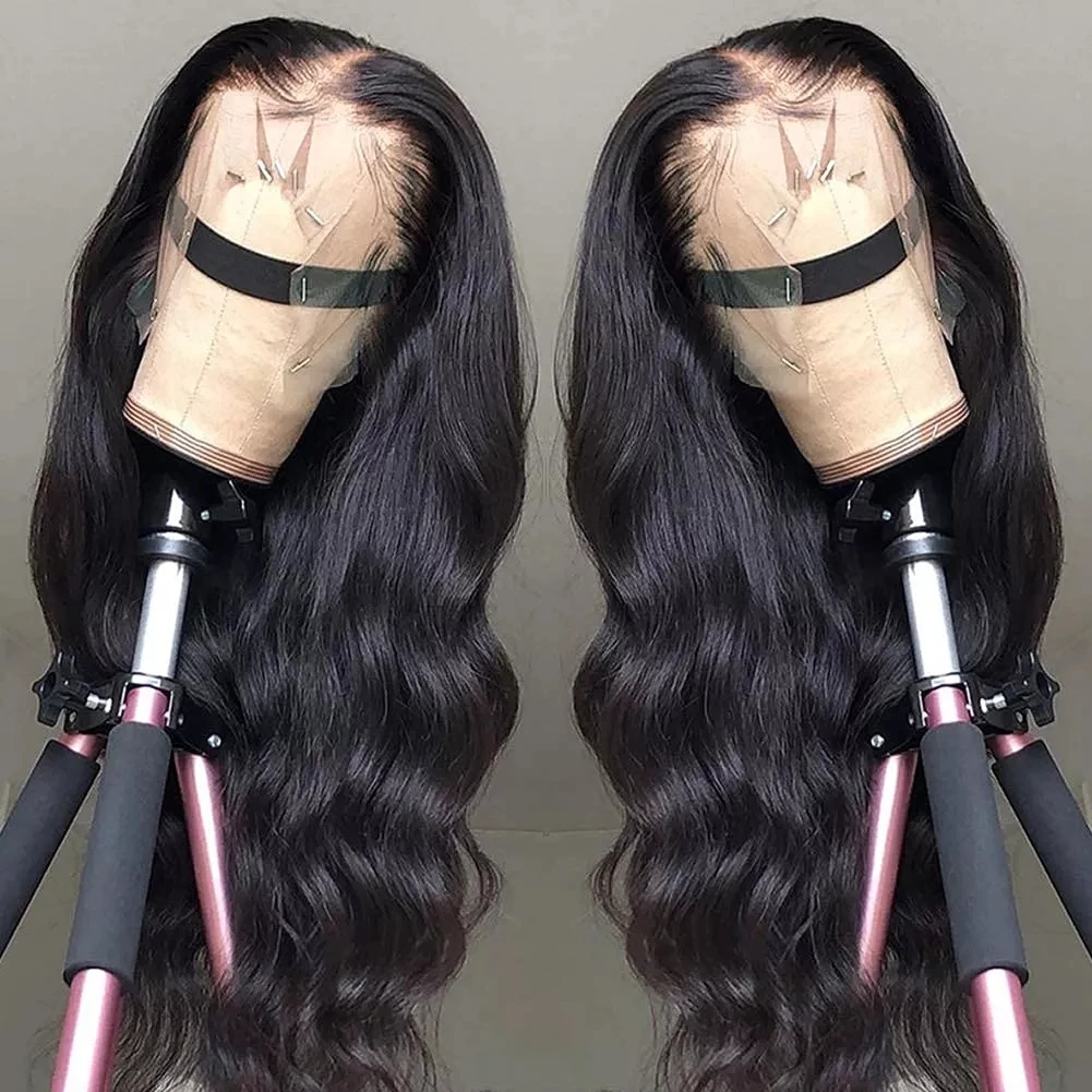 Hot selling HD Transparent Lace Front Human Hair Wigs PrePlucked Brazilian Body Wave 360 Full Lace Frontal Wig for Black Women 
Hot selling HD Transparent Lace Front Human Hair Wigs PrePlucked Brazilian Body Wave 360 Full Lace Frontal Wig for Black Women