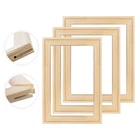 Natural Wood Frame For Wall Canvas Oil Painting DIY Wall Art Picture Wall Frame Poster Frame Photo Fame cadre photo murale