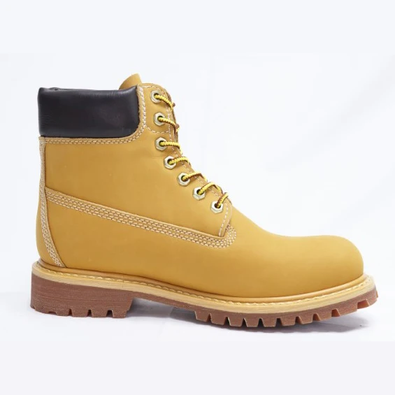 

Wholesale work boots men waterproof first layer cowhide leather safety shoes boot with goodyear welted