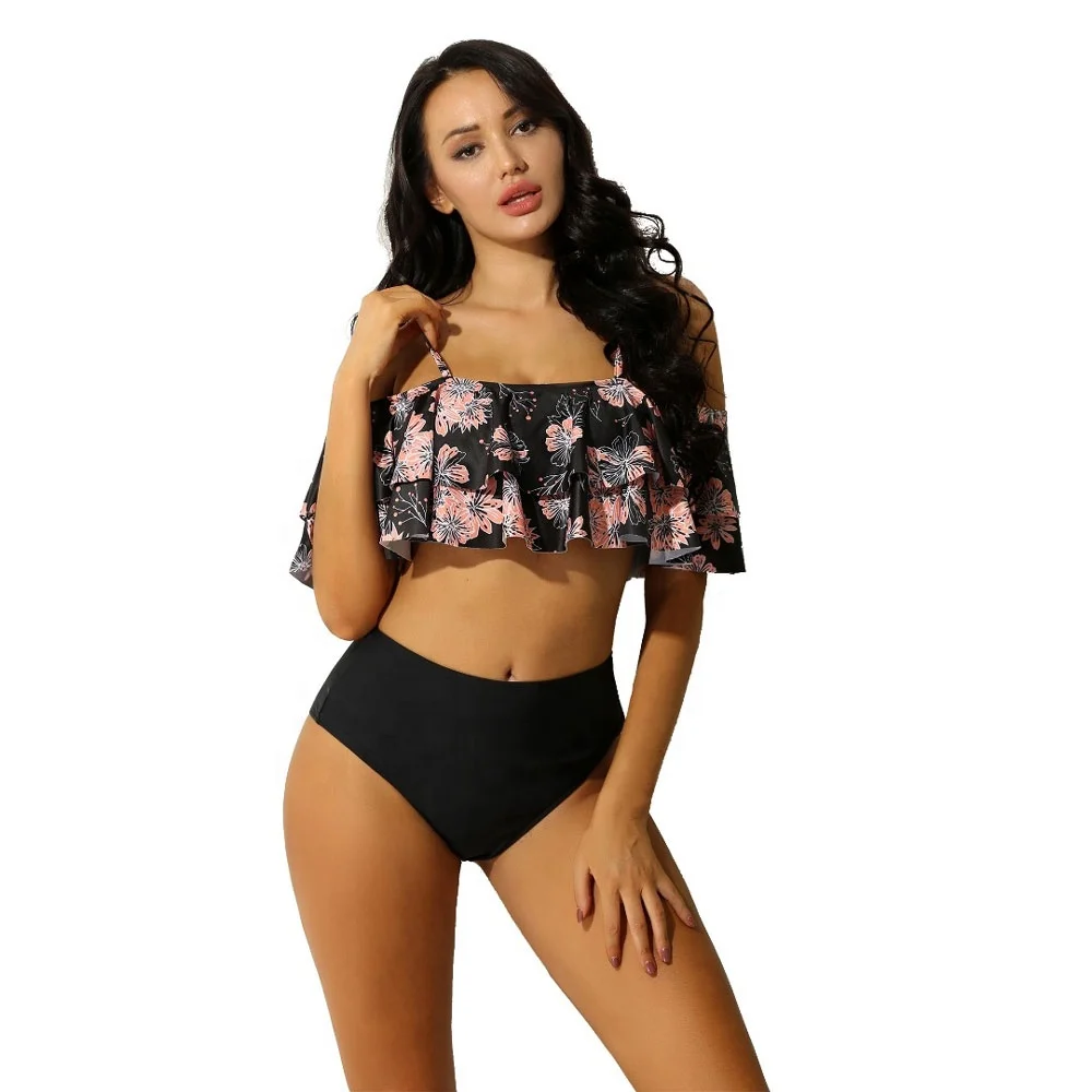 Women long sleeve floral print beachwear swim long sleeve rash-guard 2 Piece bathing suit
Women long sleeve floral print beachwear swim long sleeve rash-guard 2 Piece bathing suit
