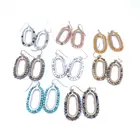 new design etnic luxury statement hoop classy beaded drop earring