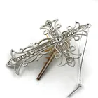 Supplies Party Christmas Holiday Decoration Supplies 3D Stereo Diamond Cross Metal Ornaments Birthday Party Dress Up