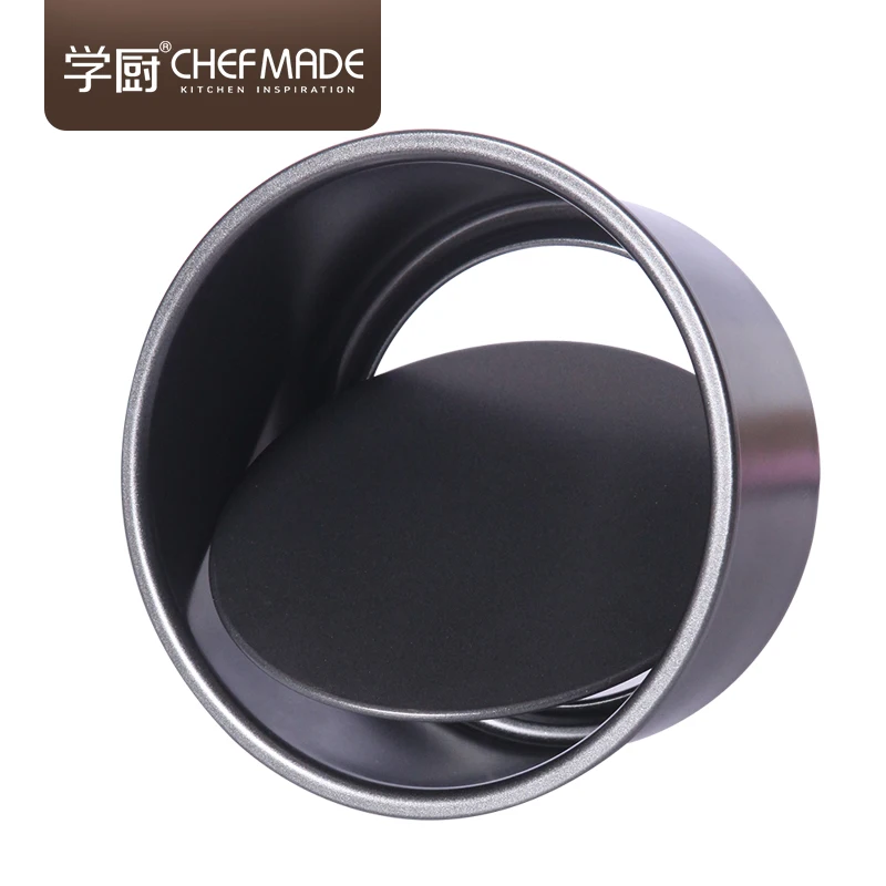 CHEFMADE 6inch Nonstick Carbon Steel Black Round Baking Mold Cake Pans With Removable Bottom
CHEFMADE 6inch Nonstick Carbon Steel Black Round Baking Mold Cake Pans With Removable Bottom