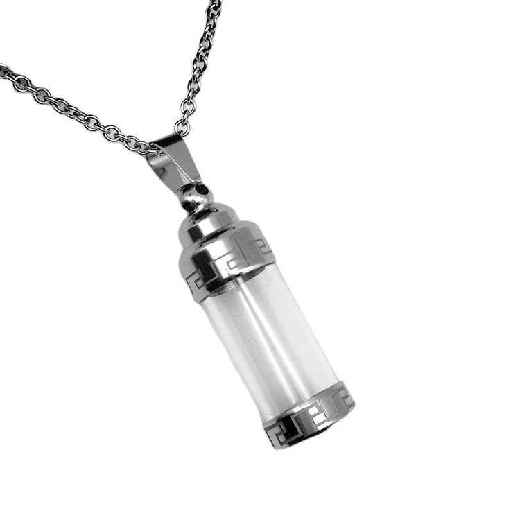 Funeral Memorials Unique Pet Urn Pendant Titanium Steel Cylinder Storage Pendant Pet Urns Pet Urns Transparent Bottle, Blue black gold silver rosegold
Funeral Memorials Unique Pet Urn Pendant Titanium Steel Cylinder Storage Pendant Pet Urns Pet Urns Transparent Bottle, Blue black gold silver rosegold