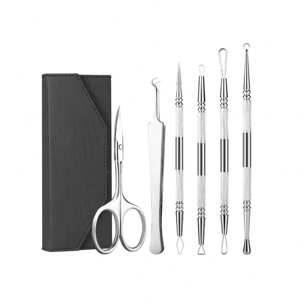 6pcs Skin Care Cleaning Comedo Remover Practical Stainless Steel Blackhead Comedones Acne Needle Set
6pcs Skin Care Cleaning Comedo Remover Practical Stainless Steel Blackhead Comedones Acne Needle Set