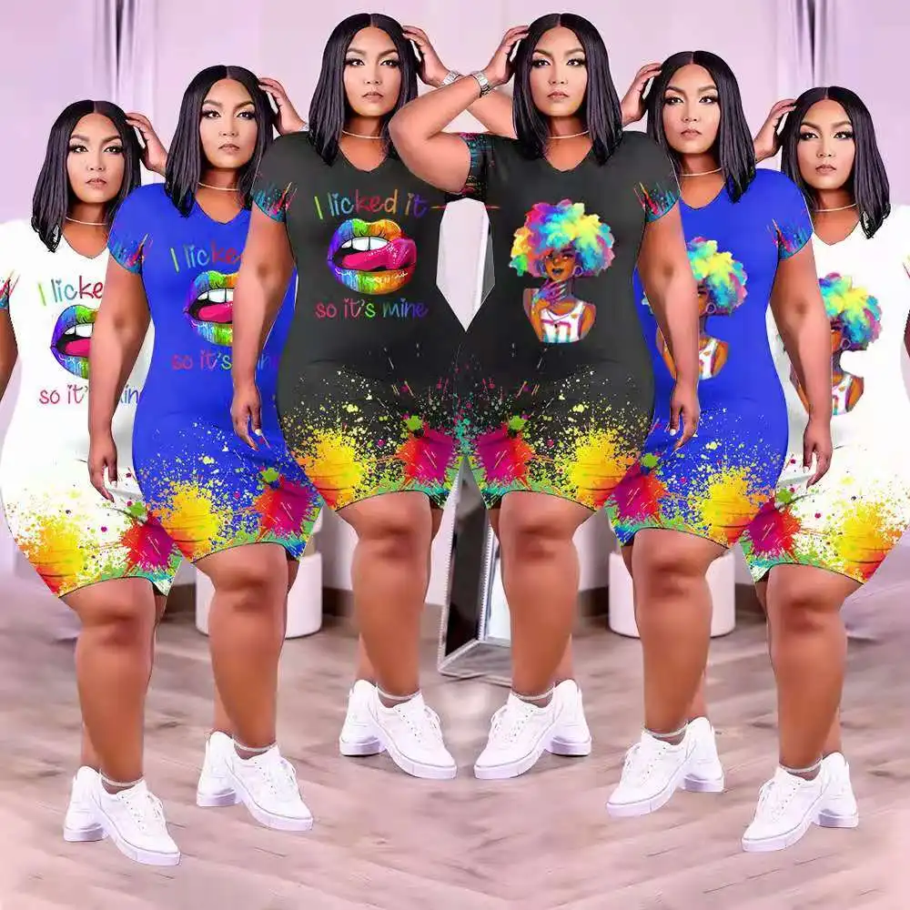 M&S fashion vintage dress short sleeve lip printed graffiti mini dress women tie dye casual dress 5XL plus size women clothing
M&S fashion vintage dress short sleeve lip printed graffiti mini dress women tie dye casual dress 5XL plus size women clothing