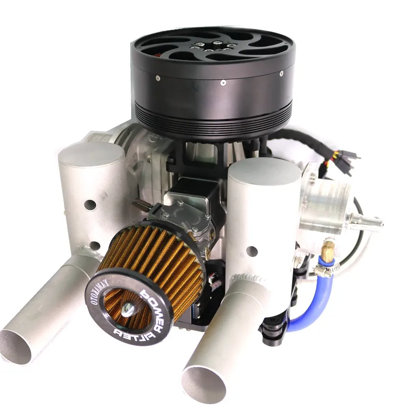 Oil-electric hybrid F7000 7000W 6000W generator 12S-14S suitable for 22L 22KG Agricultural drone protection drone take off 65KG
Oil-electric hybrid F7000 7000W 6000W generator 12S-14S suitable for 22L 22KG Agricultural drone protection drone take off 65KG