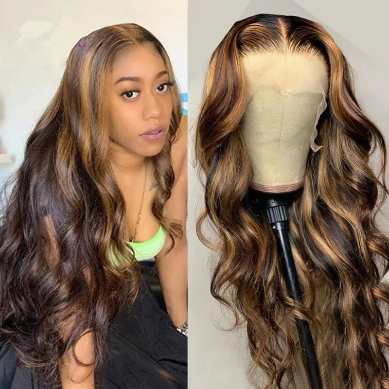 Transparent Lace Wigs Malaysian Body Wave two tone Ombre Highlight Color Pre-plucked Lace Front Wig 150% Virgin Human Hair Wigs
Transparent Lace Wigs Malaysian Body Wave two tone Ombre Highlight Color Pre-plucked Lace Front Wig 150% Virgin Human Hair Wigs