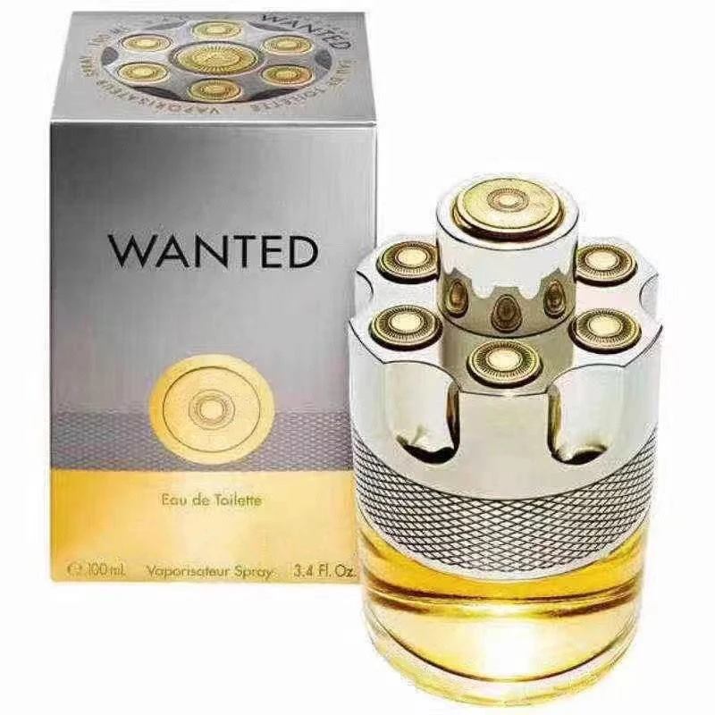 

Wanted Perfume 100ml Man Perfumes Fragrance 3.4oz Eau De Toilette Long Lasting Smell Male Spray Famous Brand EDT Men Cologne