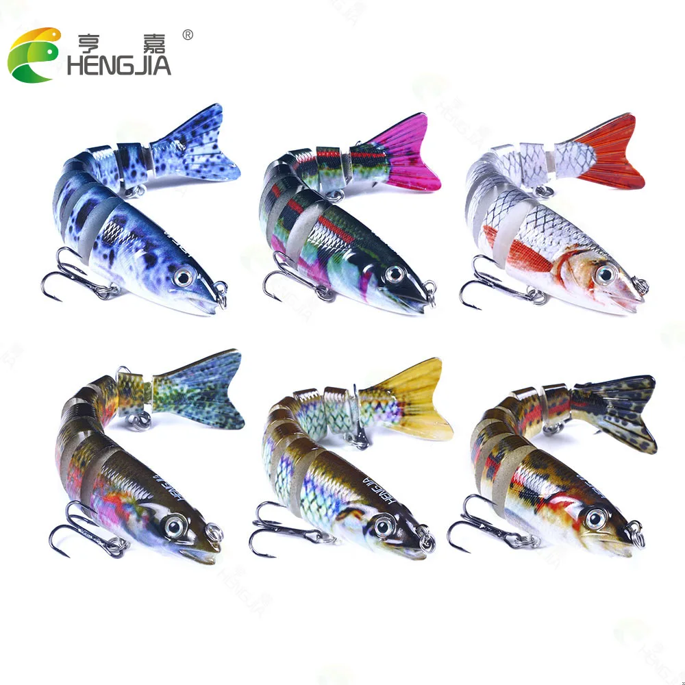 Wholesale 5inch/18g Fishing lures Hard Jointed Bass Fishing Lures for fishing, 6 colors
Wholesale 5inch/18g Fishing lures Hard Jointed Bass Fishing Lures for fishing, 6 colors