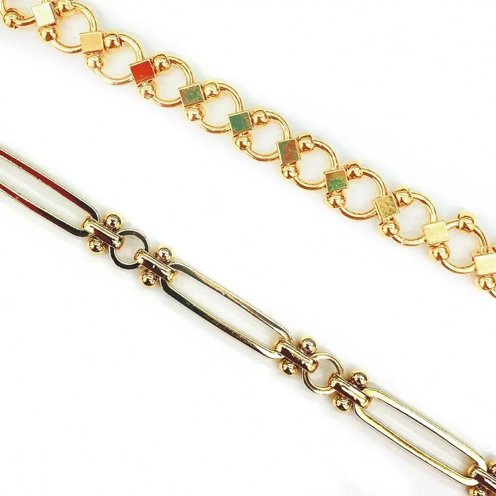 2021 Hip Hop Jewelry 24K Gold Plated Copper Round Clasp Necklace Accessories Chain, Customized color
2021 Hip Hop Jewelry 24K Gold Plated Copper Round Clasp Necklace Accessories Chain, Customized color