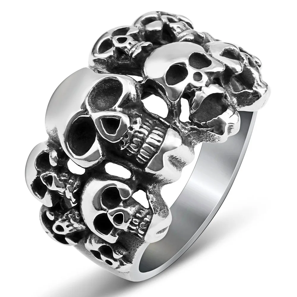 Amazon stainless steel skull men's ghost ring retro jewelry
Amazon stainless steel skull men's ghost ring retro jewelry