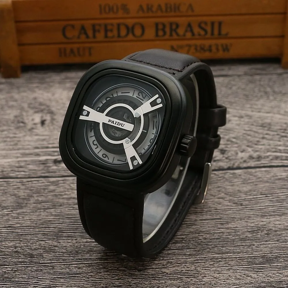 High Quality Punk Style Quartz Watch Analog Square Cool Vintage Men Personality Black Friday Wristwatch Christmas Husband Gift
High Quality Punk Style Quartz Watch Analog Square Cool Vintage Men Personality Black Friday Wristwatch Christmas Husband Gift